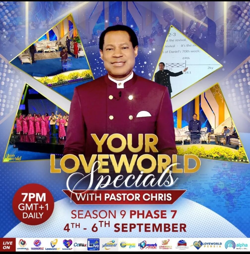 PASTOR CHRIS OYAKHILOME